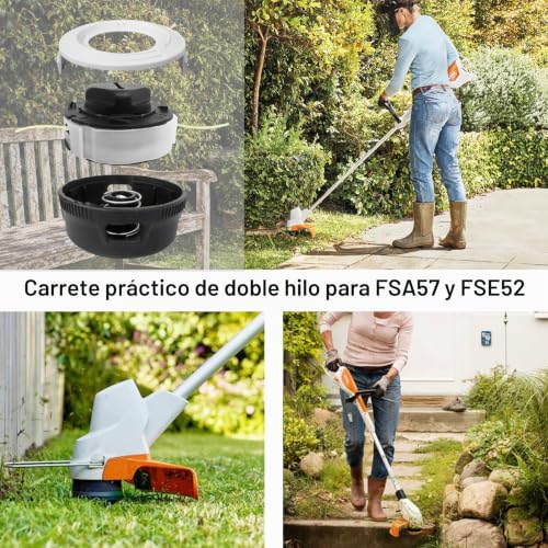 Cabezal Recambio Stihl C3-2 Autocut de nailon para desbrozadoras de césped 8