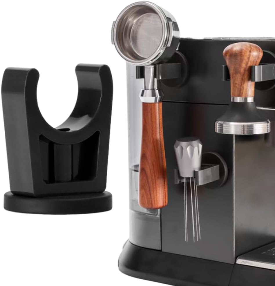 OULIGET Wall Mounted Magnetic Hand Tamper Holder,Portafilter Organizer Fit for Storage 51, 54, 58MM Espresso Tamper,Portafilter,Espresso Coffee Stirrer,1Pieces