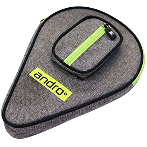 Amazon | andro(アンドロ) 卓球 ラケットケース ベーシックSPケース II グレー×イエロー サイズ/30x20x6cm ...