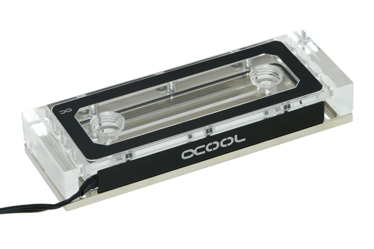 Alphacool 17467 Aurora Plexi X4 D-RAM chłodnica wodna chłodzenie wodą HDD/RAM – chłodnica