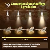 CucuGo ampoule chauffante E27 50W UVA UVB tortue d’eau photo 4