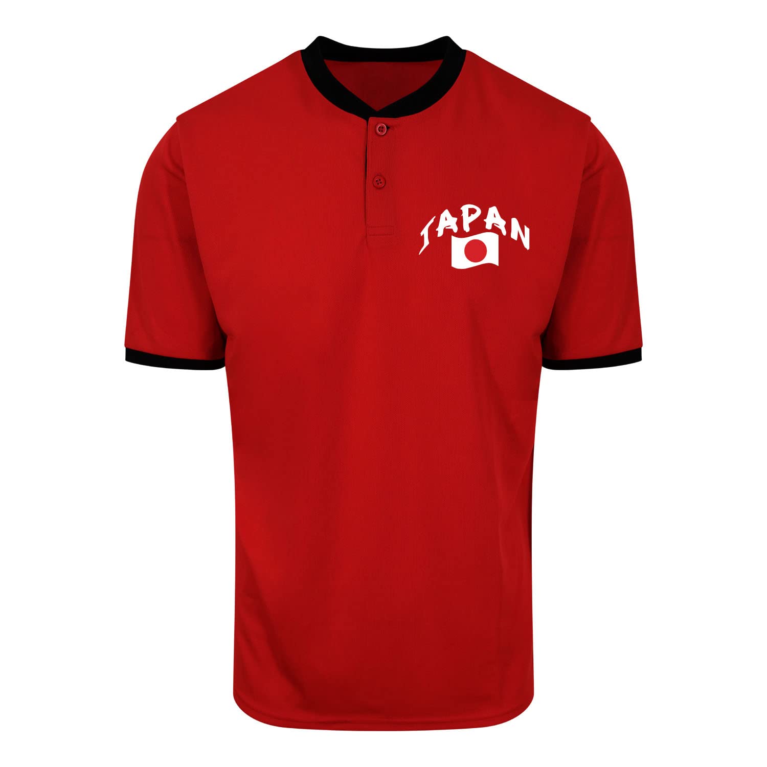 Supportershop Men's Japan Polo Shirt, Red, XL