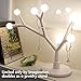 Tenergy Lumi Bloom Modern Table Lamp 8W 750LM LED DIY Nightstand Lamp Transformable for Hundreds Possible Shapes with 8 Warm White Bulbs Creative Stylish Lamp for Living Room Bedroom Office Ideal Gift