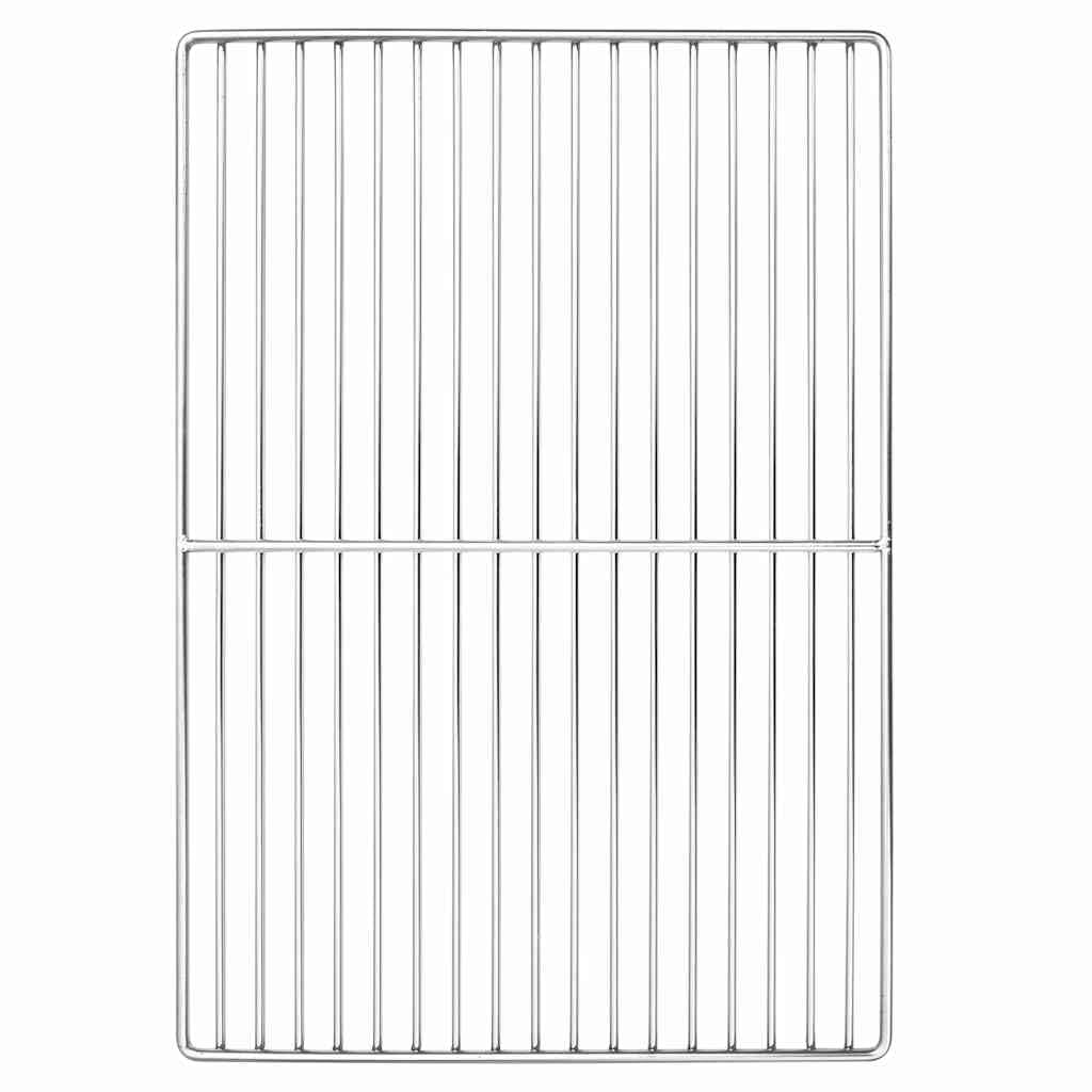 vidaXL Ruszt grillowy 47 x 32,5 cm Stal nierdzewna srebrny