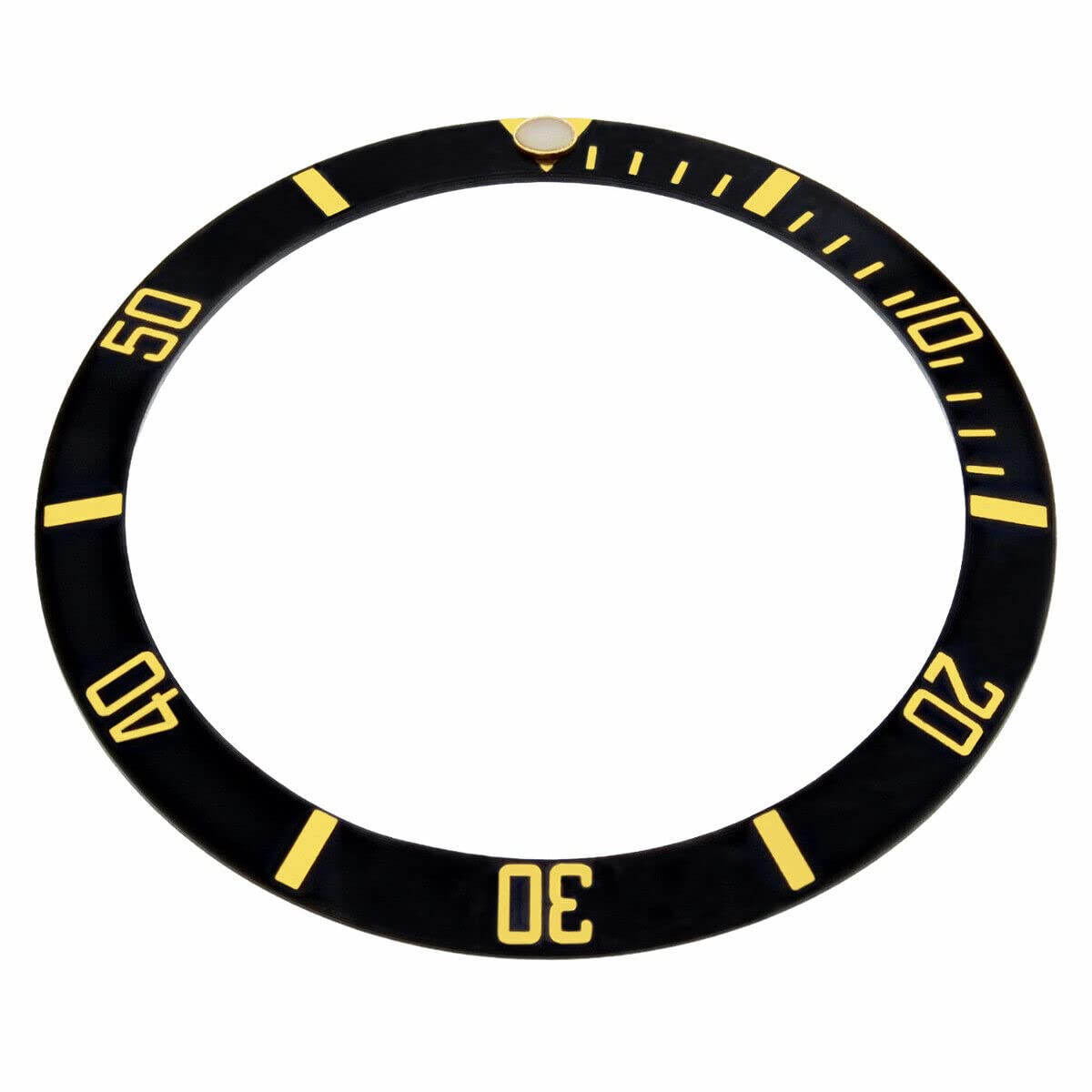 Bezel Insert Compatible with Invicta 88260B 8929OB PRO Diver Watch Black Gold Fonts TOP QLTY