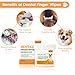 Kopmath Dental Care Finger Wipes for Dogs & Cats, Reduces Plaque & Tartar Freshens Breath, Pre-Soaked Pet Teeth Wipes, Easy to Use Disposable Oral Cleaning Pads, Peanut Flavor