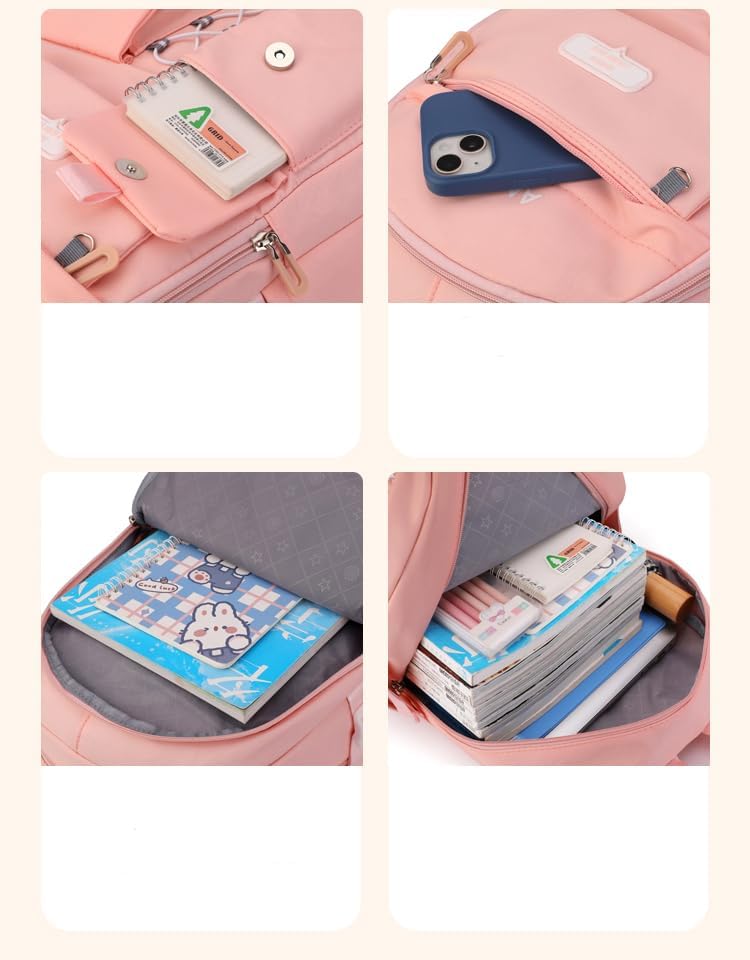 [ZESU] 韓国 リュック 通学 大容量 高校生 レディース 女子 学生 通勤 女 軽量 リュックサック 小学生 カジュアルバッグ バックパック 女の子 旅行 スクール りゅっくさっく アウトドア