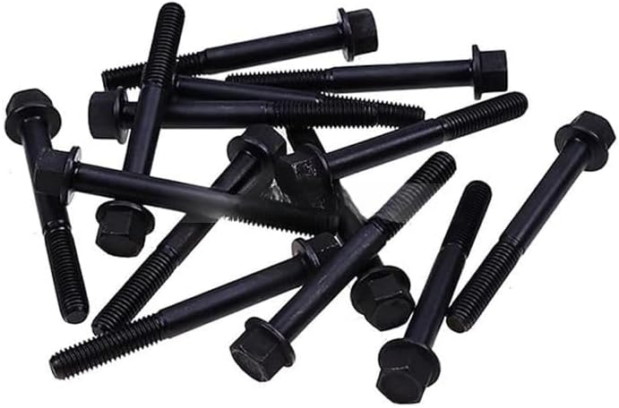 14Pcs Cylinder Head Bolt 6652587 for Kubota Engine D750 Bobcat Excavator 320 220 Skid Steer Loader 313 543