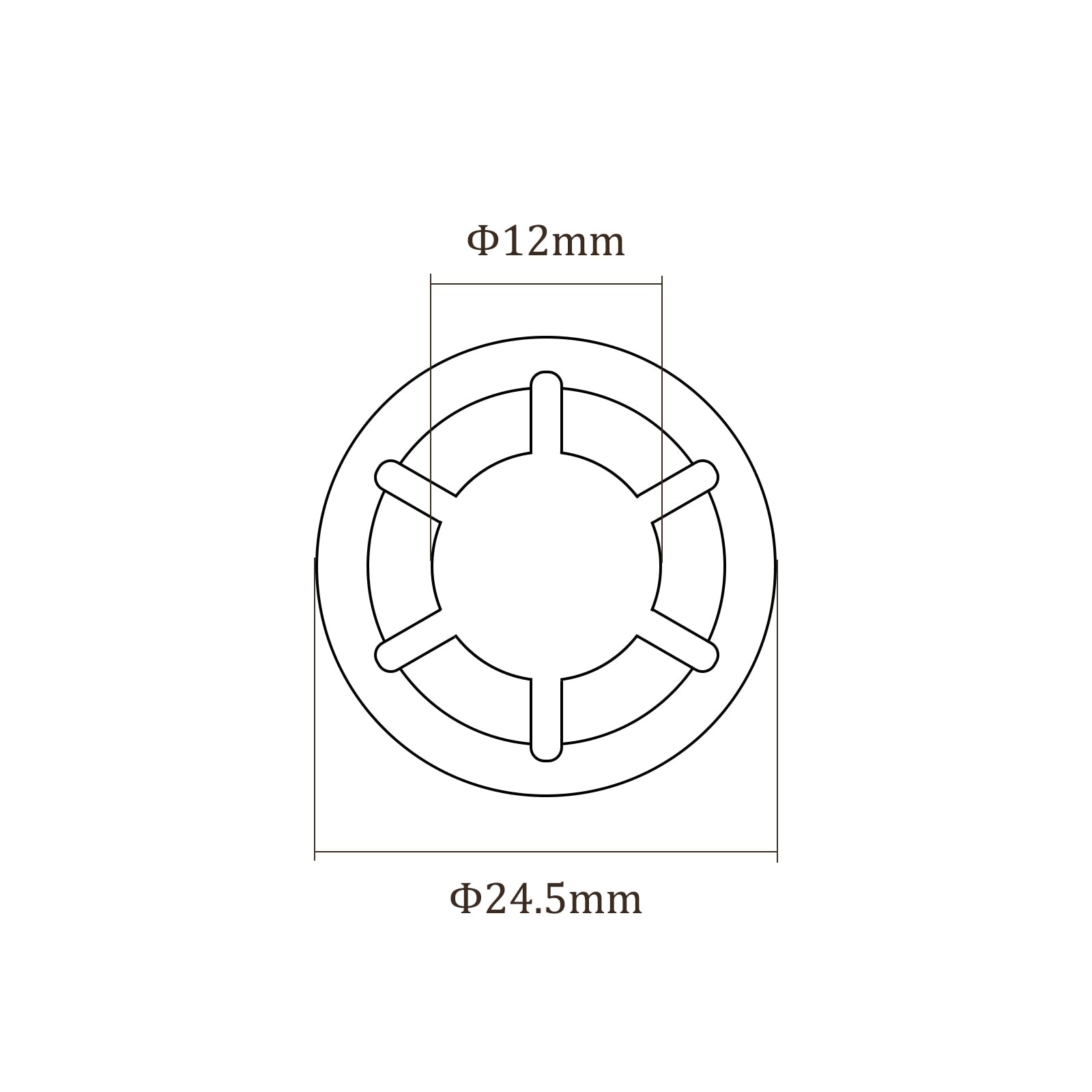 Kozelo 20pcs Internal Tooth Star Locking Washer - Image 3