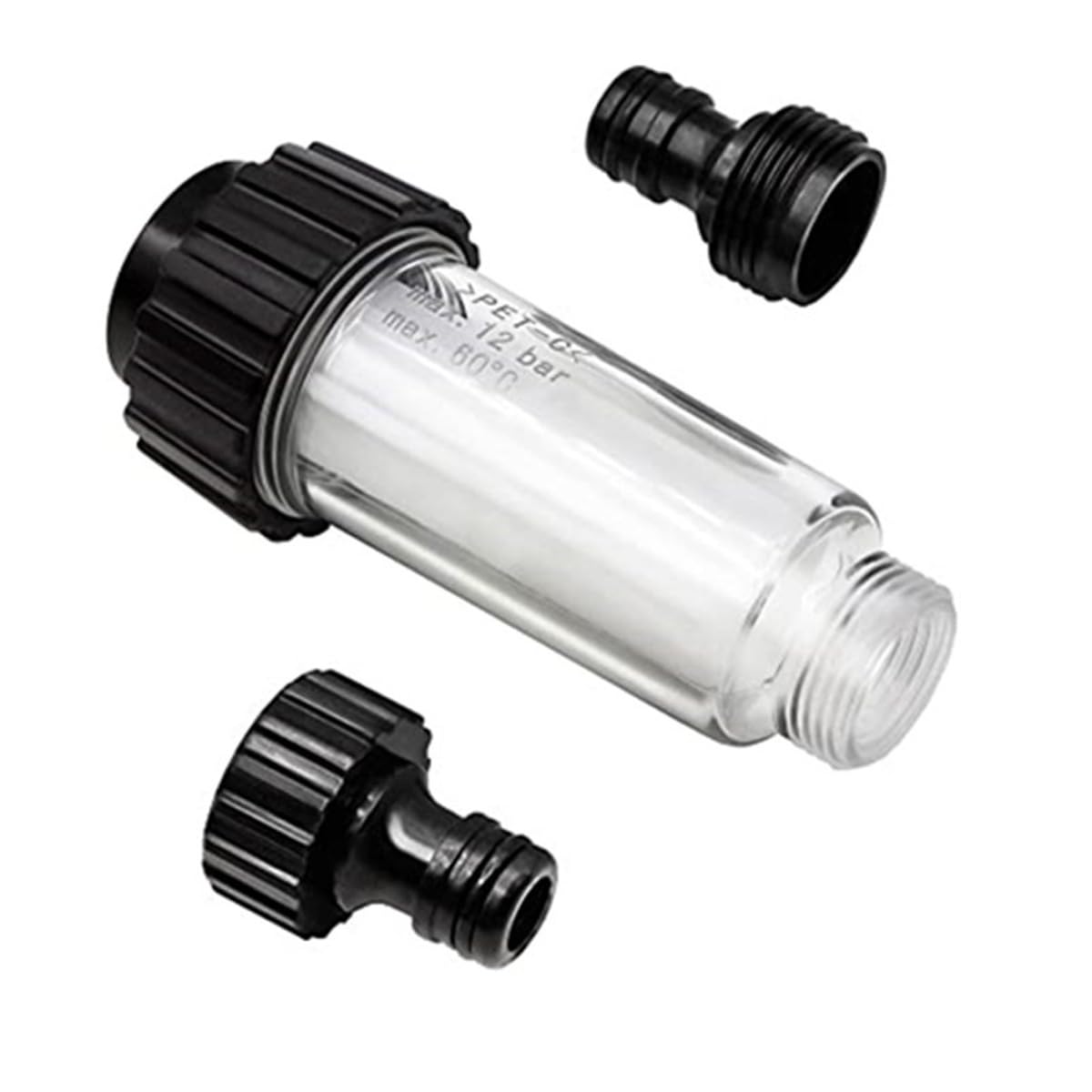 Gurtt Water Filter with Adaptor 15648, 3/4 Inch, for Pressure Washer, Pump or Motorhome, Suitable for 4.730-059.0