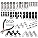 Produktbild Eokeey Ersatz Reißverschluss Set, 85 Stück reißverschluss Reparatur Set,3mm 5 mm 8mm Metall Reißverschluss mit installieren Zange für Jacke Zelt Gepäck Schlafsack Koffer