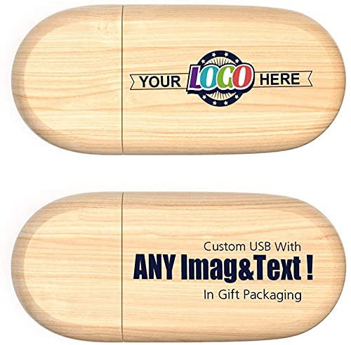 Mogano Personalizzato Chiavetta USB Natura Legno 4GB 50 PACK