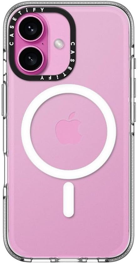 CASETiFY クリア MagSafe 対応 iPhone 16 ケース [黄変なし / 2mからの