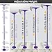 PRIOR FITNESS Dance Pole Kit, Pro Quality 45mm Heavy Duty Pole Dancing Pole,New Purple Colorful Portable Spinning Static Removable Pole Dance Fitness Set, Dancer Pole for Beginners and Professionals