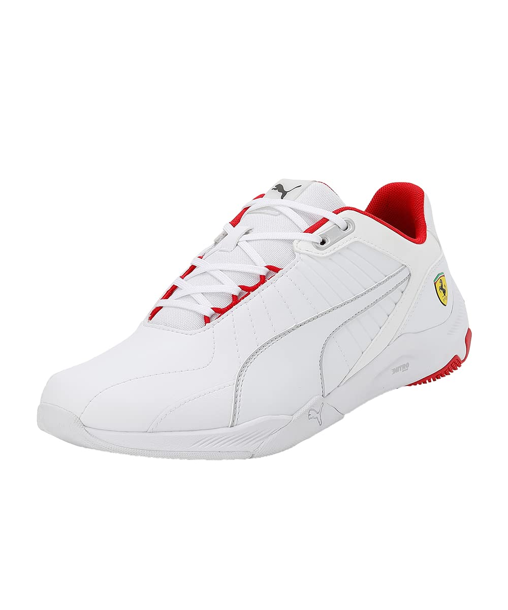 Puma Unisex-Adult Ferrari Kart Cat RL Nitro White-White-Rosso Corsa Sneaker - 9UK (30751302) (B0BRBK5L6J) Amazon Price History, Amazon Price Tracker