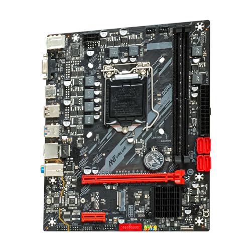 Image of Ant Value H510MAD4-N mATX Gaming Motherboard LGA-1200 Support Intel 10th and 11th Core i3 /i5 /i7 /i9, Pentium Celeron Processor DDR4, USB 3.0 Ports, HDMI Port