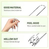 Vista 5 de 2 Pcs Fruit and Vegetable Corer Tool, Red Bell Pepper Seed Corer, Stainless Steel apple core remover, Practical Kitchen Gadget for Removing Fruit