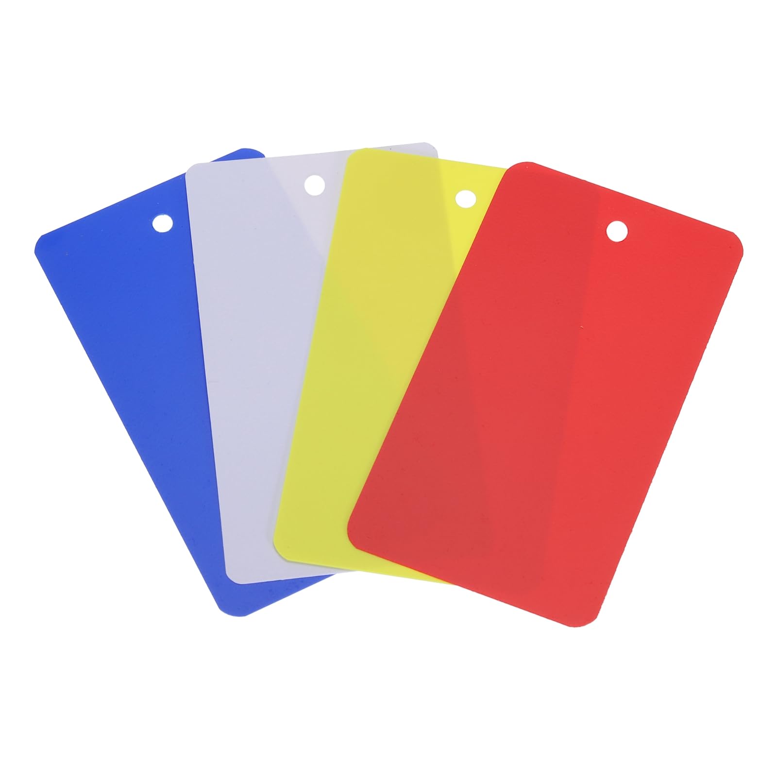 sourcing map Blank Waterproof Eyelet Hole Plastic Shipping Tags,Blank Labeling Tags for Product Identification Tags,Valve Marking,Outdoor Tagging,5x9cm/1.97x3.54 Inch Pack of 200,Multicolored