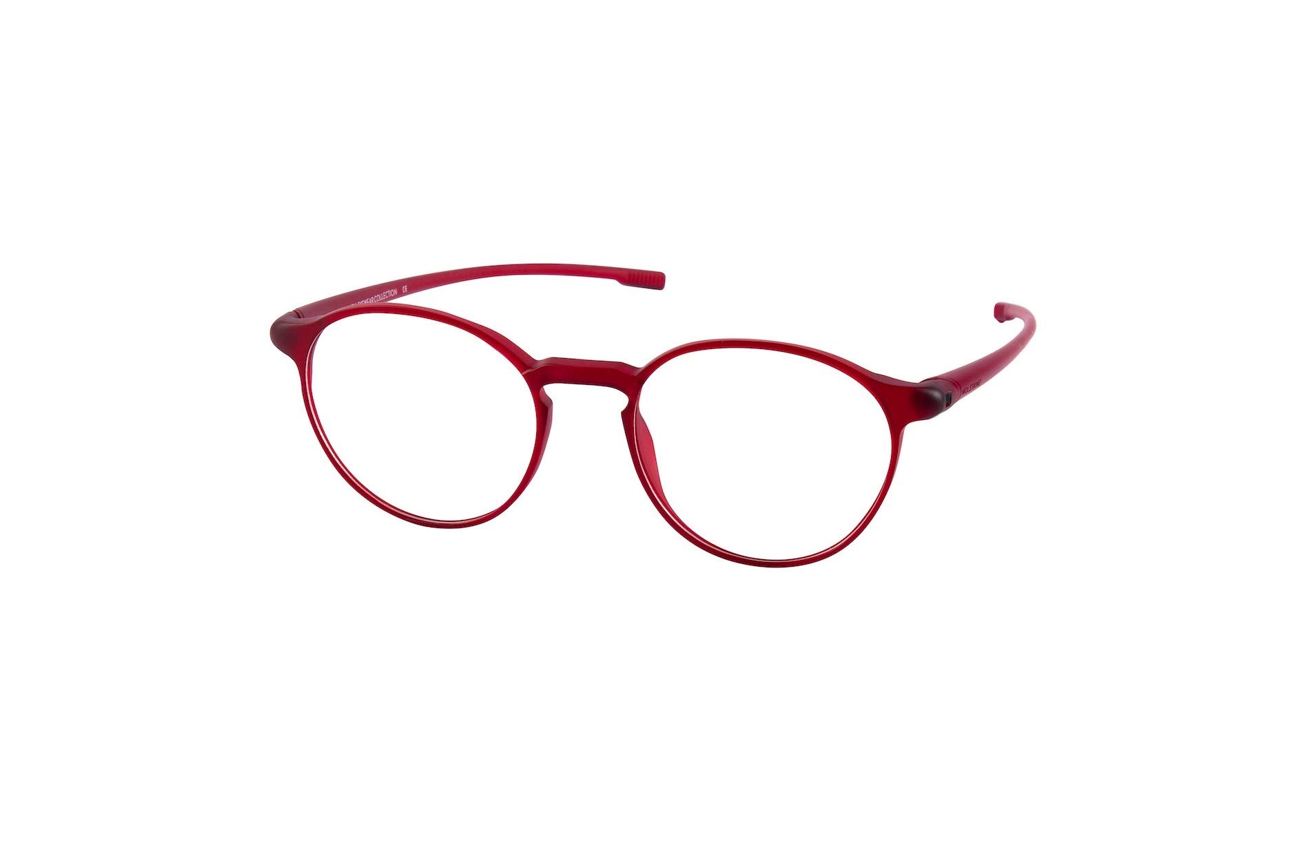 Moleskine Eyewear Lunettes de Vue de Lecture Ronde Rouge +1,50 dioptrie pour Homme et Femme