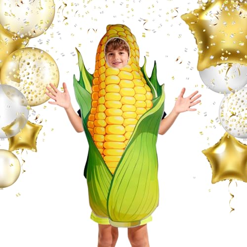 Costume de maïs créatif pour réussir votre fête d'Halloween sans maquillage