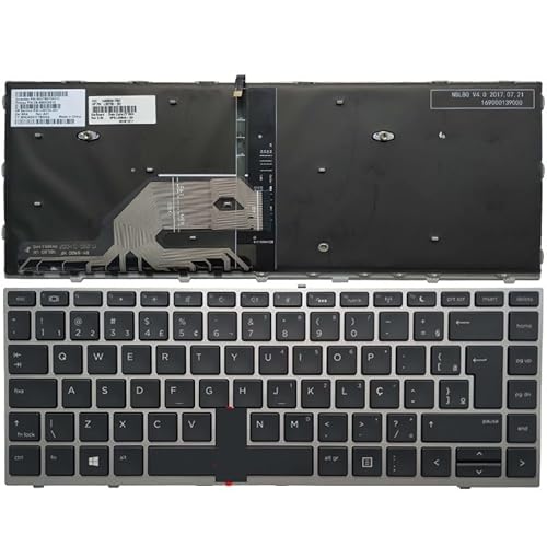 HP Probook 640 G4 645 G5 430 440 445 G5pVA/č/XyC/e/tX/uWm[gp\RL[{[h(Silver BR No pointer)