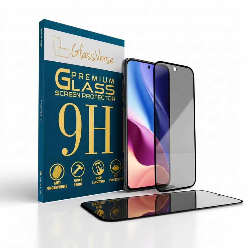 Image of GlassVerse Matte Tempered Glass for Redmi K40 Pro | Anti Glare, Smooth Touch Screen Protector, 9H Hardness, Edge to Edge, Case Friendly, Hassle-less Installation Kit Included. (Pack of 1)
