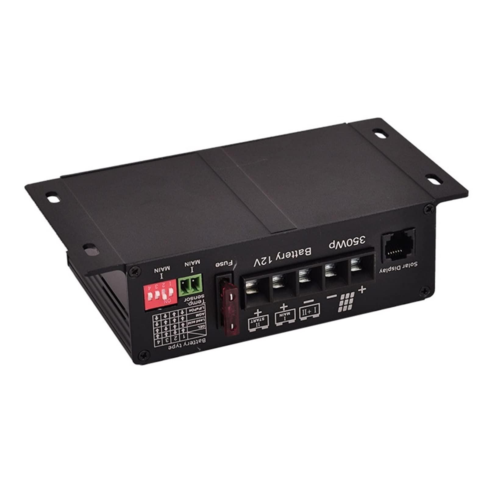 12V 25A Smart Solar Ładowanie kontrolera podwójna akumulator Mppt Regulator słoneczny z Buletooth dla RV Kontroler regulatorów Wysoka wydajność(12V 25A lcd BT)