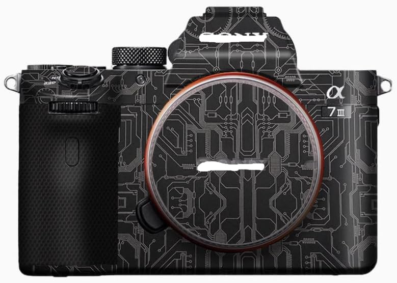 Camera Decal Skin for Sony A7M3 3M Material Sticker Waterproof Camera ProtectorCircuit Gold