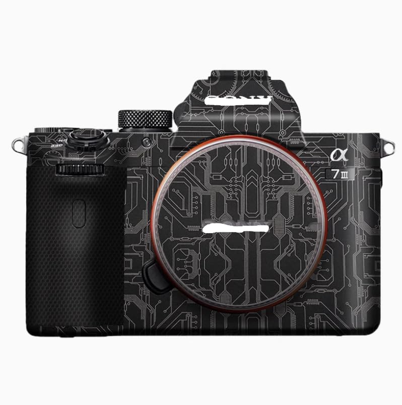 Mebont Camera Decal Skin for Sony A7M3 3M Material Sticker Waterproof Camera ProtectorCircuit Gold