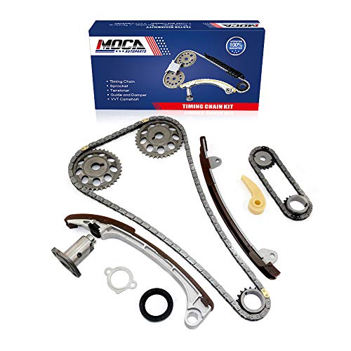 MOCA Timing Chain Kit for 01-10 for Camry Corolla & for RAV4 Highlander & 05-11 Scion TC XB 2.0L 2.4L DOHC 2AZFE 1AZFE