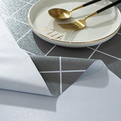 Mantel de PVC rectangular impermeable y antimanchas para mesa de picnic 6