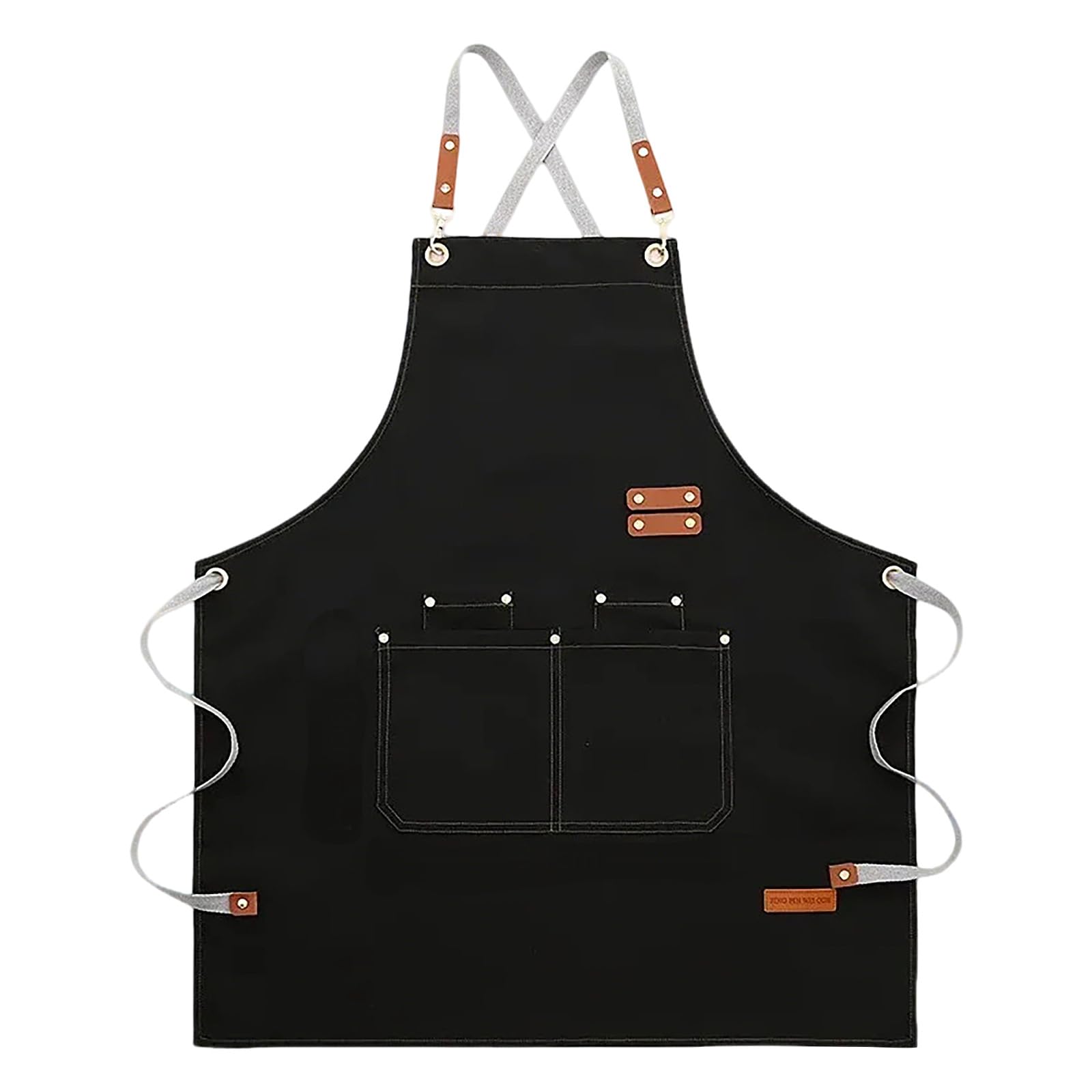 RARITYLL Aprons for Men Women with Pockets, Waterproof Adjustable Chef Apron for Cooking, Adjustable Cross Back Cooking Apron for Kitchen, Baking, BBQ, Gardening, Painting, Craft Work