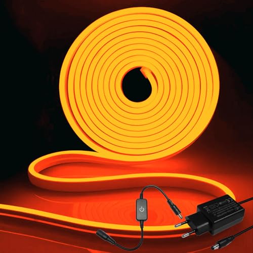 INextStation Tira LED de Neón Naranja 5M