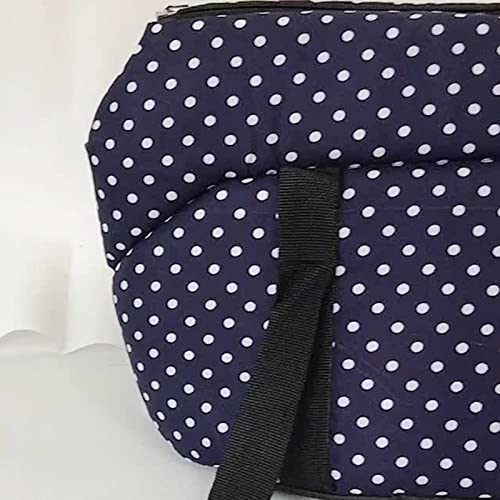 Bolsa de transporte para perros de lado suave y acogedor tamaño Big en navy 3