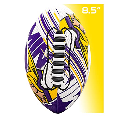 Image of Franklin Sports NFL Team Mini Footballs - Youth 8.5 inch Official NFL Licensed Football + Air Pump Set