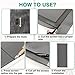 Screen Door Replacement Kit - Include 39''x100'' Window Screen Replacement Mesh Screen Spline (32 ft) Removal Hook Screen Roller, Pet Proof Sliding Screen Door Replacement for Patio Porch