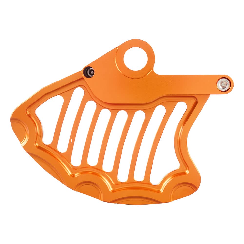 NICECNC Protezione Del Disco Del Freno Anteriore Arancione Compatible with 125-450 XC XCF SX SXF 2015,125-500 SX SXF XC XCF EXC EXCF XCW TPI SD 6D 2016-2023,See Fitment
