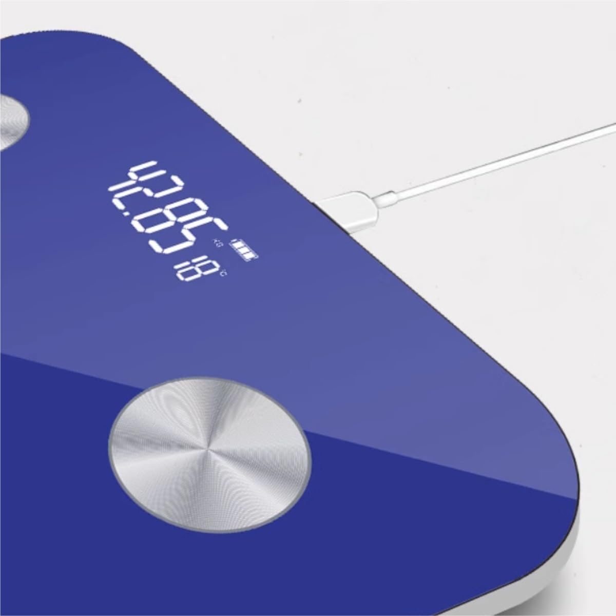 Cyfrowa Waga Waga Waga Bluetooth Waga Do Pomiaru Tkanki Tłuszczowej Łazienka Ważenie Elektroniczna Waga Ciała Waga łazienkowa(Grün)
