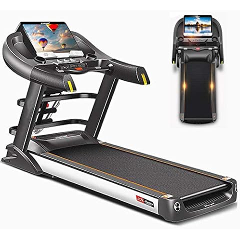 ERNP Household Multifunctional Treadmill with 15.6-Inch Intelligent Large Screen 360° Universal Roller Foldable Indoor Sports Fitness Equipment Cover