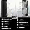 HP ProDesk 400 G9 Small Form Factor Business Desktop, Intel CPU, 16GB RAM, 512GB PCIe SSD, Dual 4K Display Support, USB-C, HDMI, RJ-45, Wi-Fi, Wired Keyboard & Mouse, Windows 11 Pro