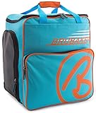 BRUBAKER Winter Sports Boot Bag Super Champion - Limited Edition - Backpack Blue Orange