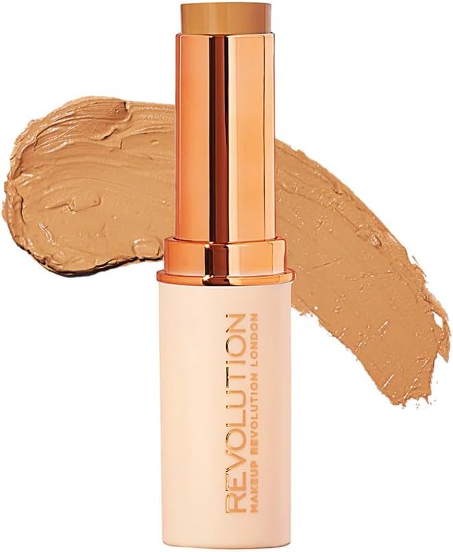 Fast Base Stick Foundation F12 – Full Coverage in a Swipe | Creamy & Weightless | Easy to Blend | Doubles as Contour | Travel-Friendly & Time-Saving | Perfect for Quick Makeup