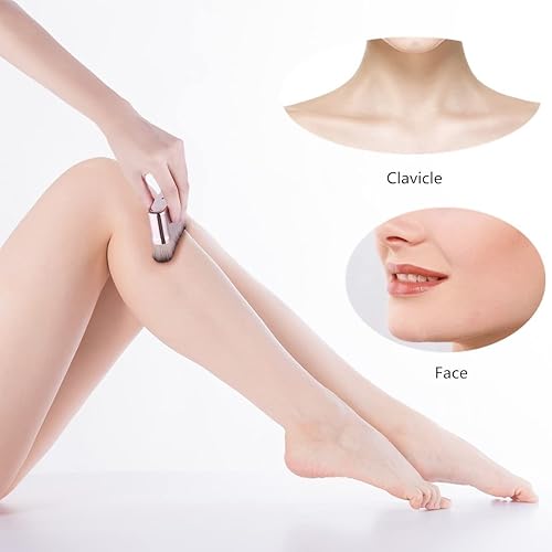 Miniatura 8 de Brocha de maquillaje corporal autobronceadora  Brocha Kabuki para autobronceador, maquillaje de piernas, aplicador de guante autobronceador para