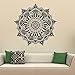 Produktbild Ouneed® Wandaufkleber Wandtattoo Wandsticker, Mandala Blume Schlafzimmer Wandabziehbild Kunst Aufkleber Wandgemälde Home Vinyl Familie