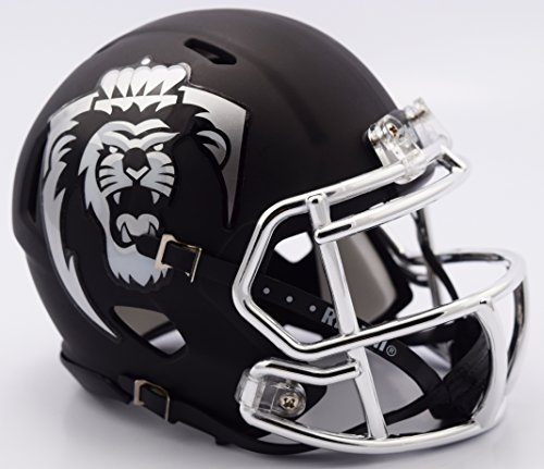 Riddell NCAA Old Dominion Monarchs Helmet Mini SpeedHelmet Replica Mini Speed Style Matte Black, Team Colors, One Size