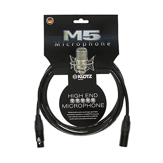 Klotz M5FM06 - Cable para micrófono, 6 m