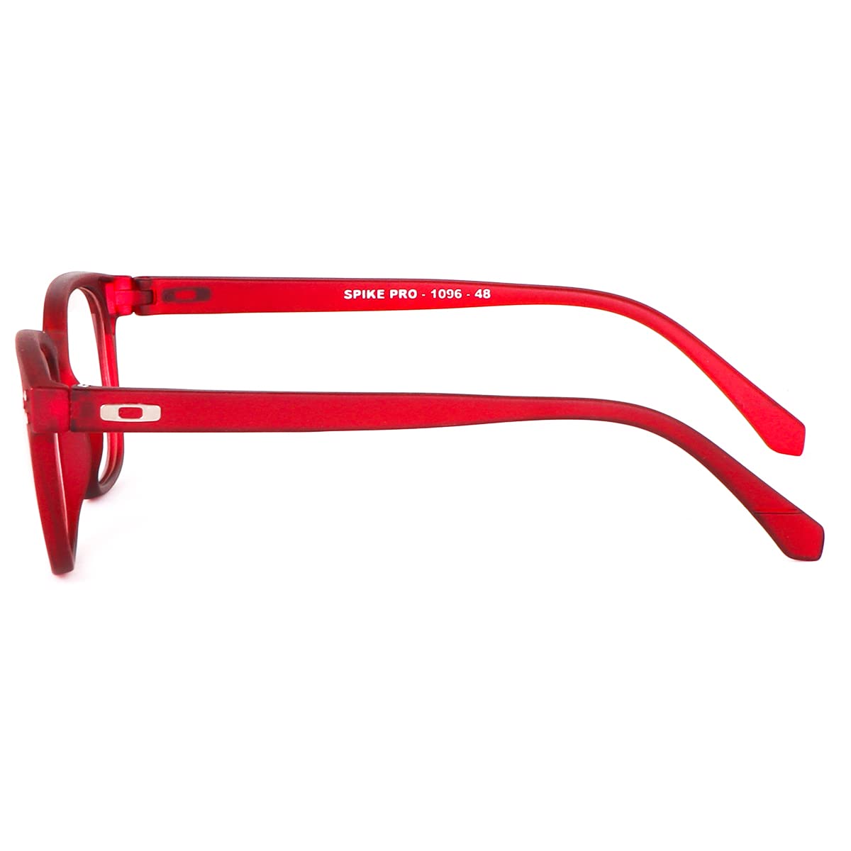 Eymen I Classic Non Prescription Clear Lens Glasses for Women Men Square Frame Eyeglasses Multiple Shades (Red) - Image 4 thumbnail