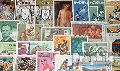 Prophila Collection Belgium 100 Various Stamps Belgian Colonies with Independent States (Stamps for Collectors)