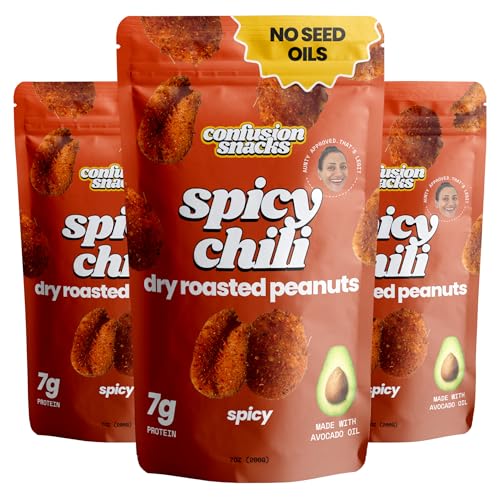 Confusion Snacks Chili Spiced Spicy Peanuts – Gluten Free, High