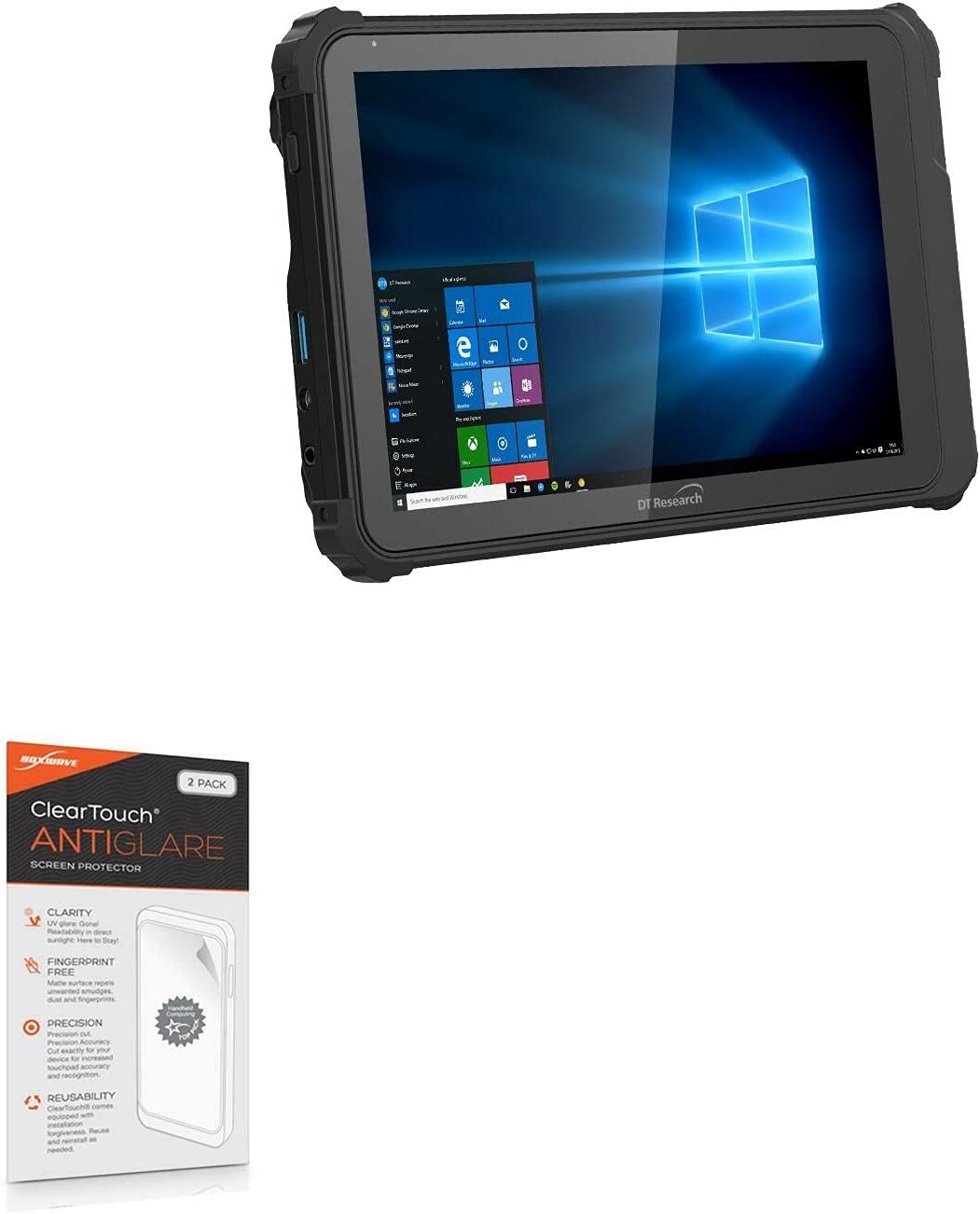 BoxWave Screen Protector Compatible with DT-Research DT318CR - ClearTouch Anti-Glare (2-Pack), Anti-Fingerprint Matte Film Skin